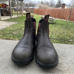 Blundstone 500 Series, 10.5 Brown, Chelsea Men Boot